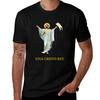 Viva Cristo Rey - Live Christ King T-Shirt Anime Anime Tshirt Blue Archive Men's Clothing