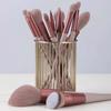 Set de pensule profesionale pentru machiaj 13 buc Soft Fur Beauty Fard de ochi Fond de ten Pensule cosmetice