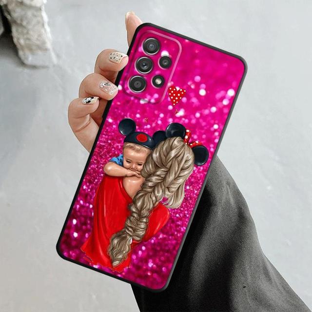 Cover For Samsung Galaxy A12 A34 A54 A73 A53 A71 A51 A31 A33 A22 A21s A13 A32 A72 A52 A23 Women Super Mom Baby Princess Queen