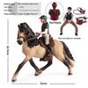 Children's Wildlife Simulation Horse Rider Toy Set
