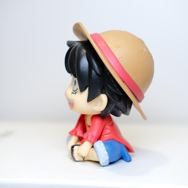 Anime One Piece Luffy Zoro Cartoon Figure Model Kawaii Desktop Decoration Children Toys Gifts PVC S Kid Friendly Entertaining Fun Play Safe