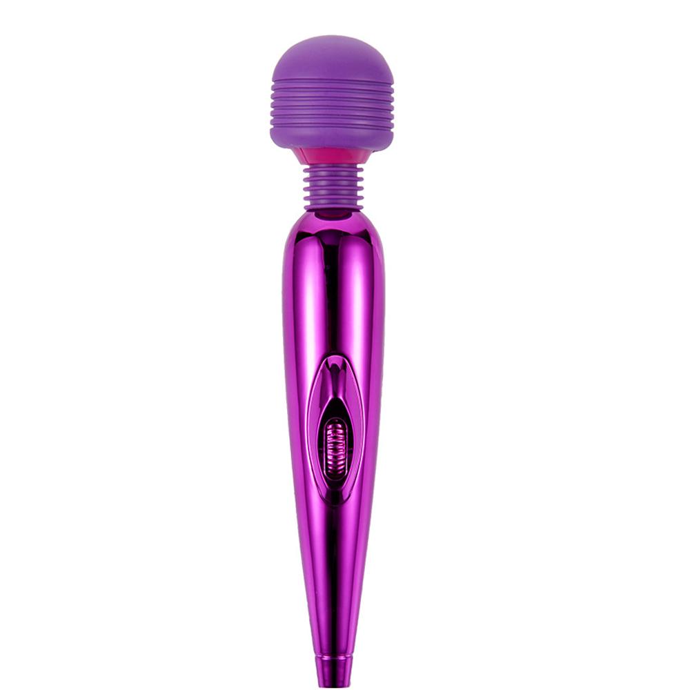 Female Masturbation Wireless Usb Charging Av Plated Vibrator Vibration Rod Inverter Massager