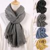 Cotton Scarf Women Elegant Woman Scarf Red Burgundy Scarf Scarves for Ladies XWJ14