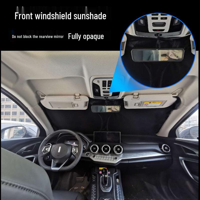 Custom Sunshade for Front Windshield - Fit for Proton, Triton, Hilux, Viva - Double-Layer Heat Insulation