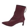 Riccio Anna Pointed Mid Heel Ankle Boots Rc43hal002wn