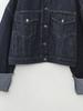 New European & American Women's Denim Lapel Jacket with Flared Pants Suit