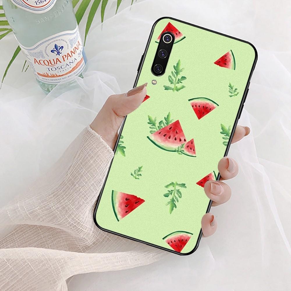 Summer Cartoon Watermelon Phone Case For Xiaomi Mi 5X 8 9 10 11 12 Lite Pro 10T PocoX3pro PocoM3 Note 10 Pro Lite