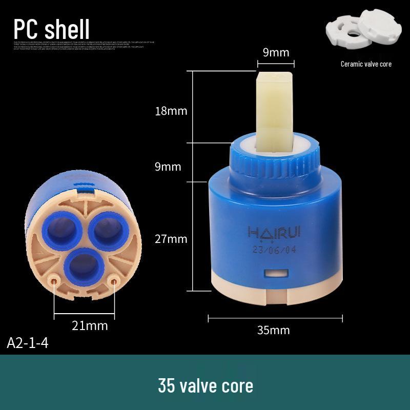 Complete Set: Kitchen Faucet Hot/Cold Water Ceramic Valve Core & Electric Heating Repair Accessories
