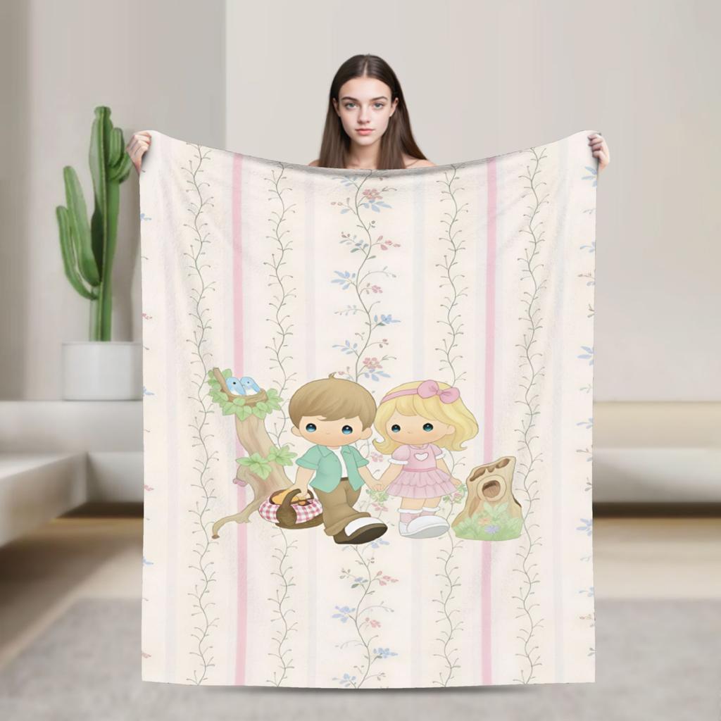 IDOLiSH Flannel Blanket Soft Warm Bedding Throws for Couch Chair Decorative Comfortable Bedspread Sofa Bed Cover