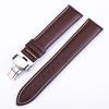 Replacement Genuine Leather Watch Strap 12mm 14mm 16mm 18mm 19mm 20mm 22mm 24mm Watch Band Butterfly Buckle Watchband Bracelet