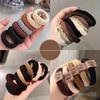 10 Pezzi Elastico Spesso per Capelli Elastico per Capelli Color Caffè Elastico per Coda di Cavallo Legato a Crema Semplice ed Elegante per Donne Elasticità Durevole Sensazione di Alta Qualità