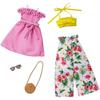 Barbie Fashion 2-Pack Green Pink Dress Accessories for Dress-Up Dolls