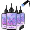 UV Resin Kit with Casting Tools -Super Clear,Hard Low Odor Premixed UV Epoxy Fast Curing ,DIY Crafts,Coating and Resina Art