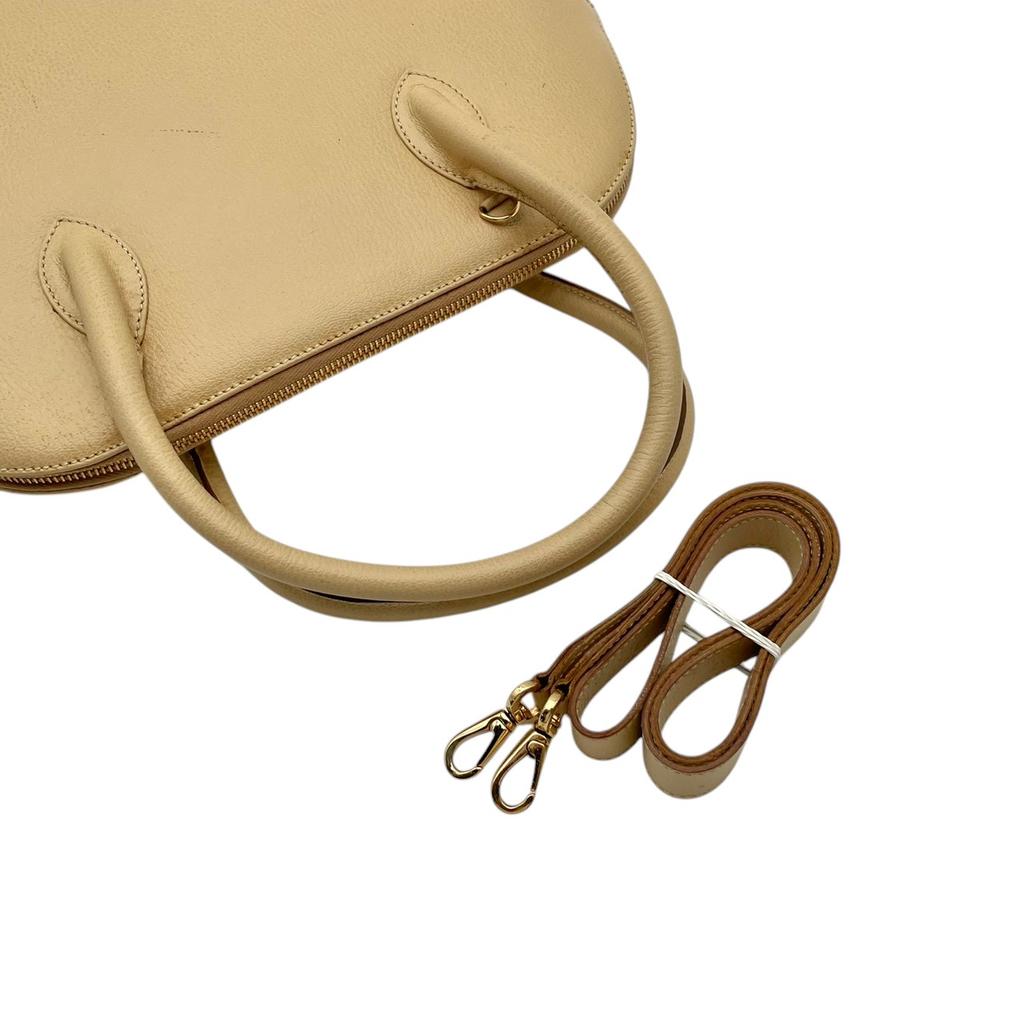 Used Salvatore Ferragamo HandbagHandbag beige leather Women