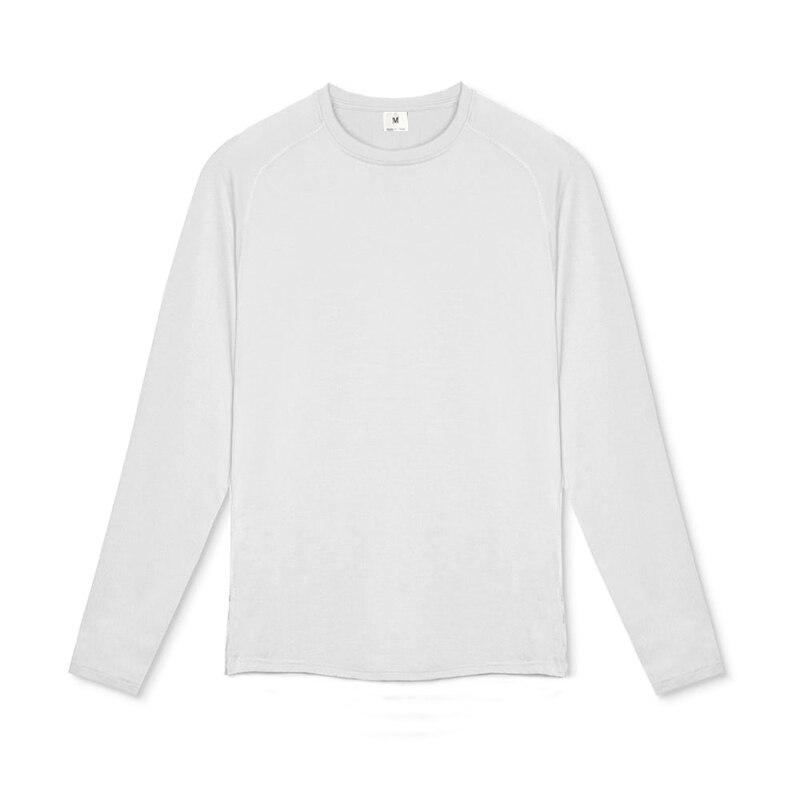 Muscleguys Autumn Clothes Men’s Fitness Sports Long Sleeves Tees Breathable Thin Polyester Tops