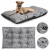Dog Bed PRESTIGE Cushion 80x60 Cm Waterproof Bones Black