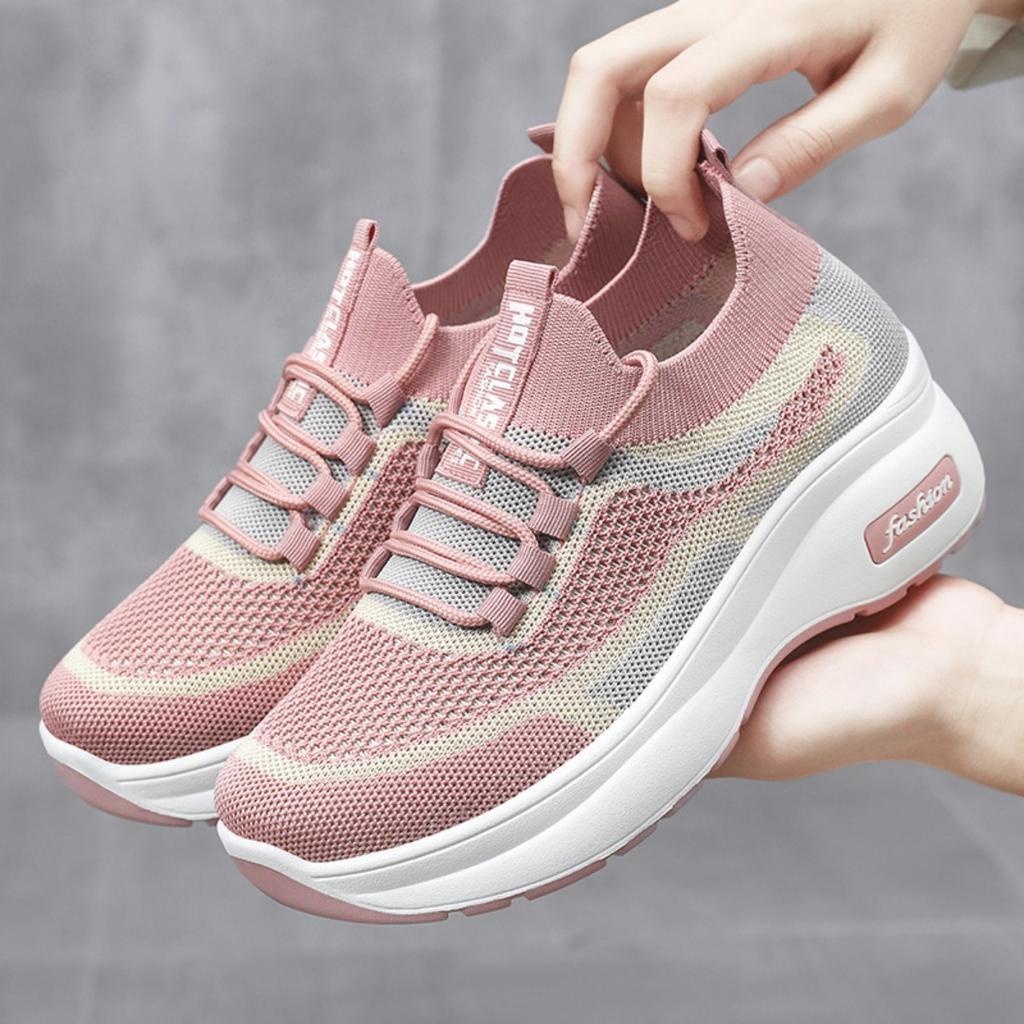 Shoes, Thick Soled Shoes, Casual Shoes, Women's Shoes, Height Increasing Shoes, Breathable Shoes