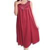 Women Nightgown Sexy Lingerie Robe Dress Silk Babydoll Nightdress Casual Loose Sleepwear