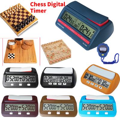 Schaak Digitale Timer Professionele Digitale Schaakklok Lichtgewicht Stopwatch Wedstrijd Count Up Down Timer Multifunctionele Klok