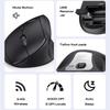 MEIZU Mblue M206 Pro 2.4G Wireless Mouse Vertical Silent Mouse 4000DPI 580mAh Mouse for MacBook for Windows White