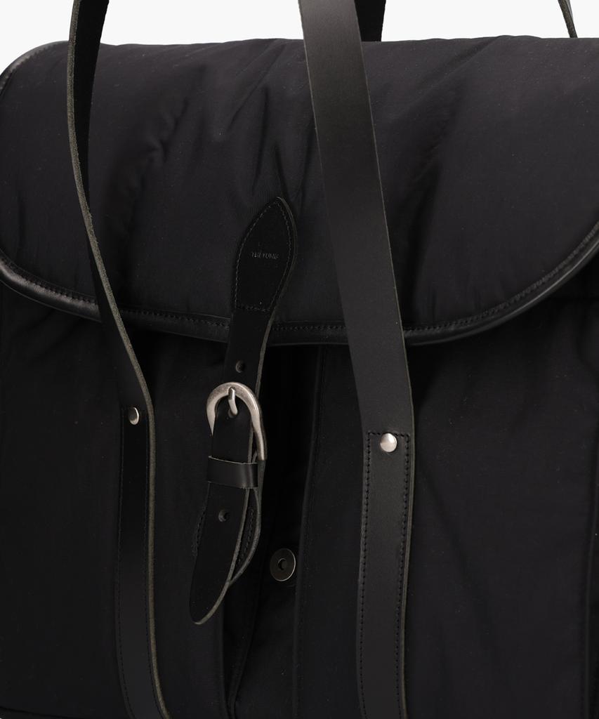 Thetung [Japanese Material_Ieum] Premium Leather Trim Business Tote Bag [Black]