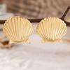 Ocean Series Irregular Shell Stud Earrings for Women - Creative, Unique Design