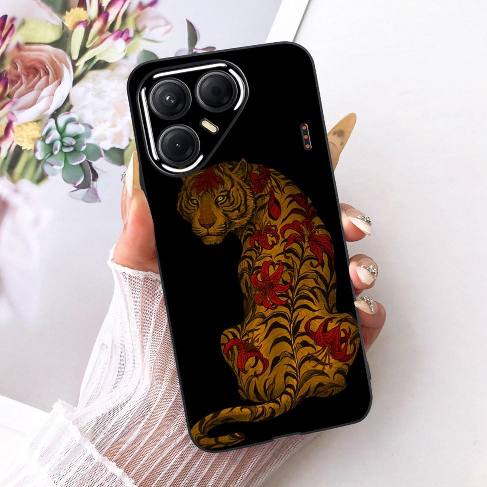 Phone Case For Tecno Pova 7 5G Cover Silicone Cute Cat Fashion Funny Painted Casing For Tecno Pova7 5G LJ7