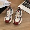 Dad Shoes Women's New Spring and Summer Spring and Autumn Thick Soles Increase Height Casual Sports Shoes Running Shock Absorption Lightweight Women's