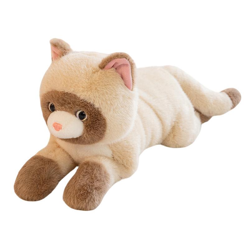 Siamesische Katze Plüschtier mit PP-Baumwollfüllung für Kindergeburtstagsgeschenk und Komfort