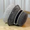 Breathable Hollow Fisherman Hat, Personalized Basin Hat, Fashionable Diamond Bucket Hat for Women's Summer Outings