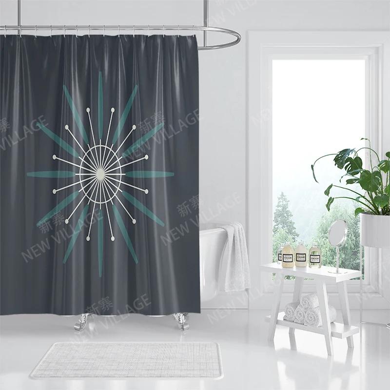 Tissu Imperméable Rideaux de Douche Accessoires Rideau de Salle de Bain Rideau de Douche 180X200 240*200 Décoration Bohème Abstrait