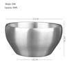 Zhishi 304 Stainless Steel Double-Wall Insulated Bowl
