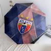 Atlante FC Muster, automatischer Regenschirm, tragbares und faltbares Design, 8 Speichen, ein Weihnachts- oder Geburtstagsgeschenk.