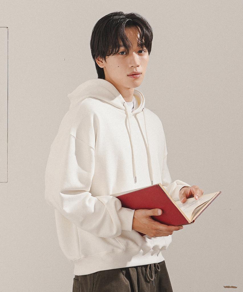[2Pack] Day Cut Crop Oversized Hoodie Kjhd2649 (A Type)