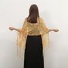 New Sequins Scarf Shawls For Women Evening Dresses Elegant Shawls Female Golden Sparkling Metallic Scarf Shiny Shawls Wraps