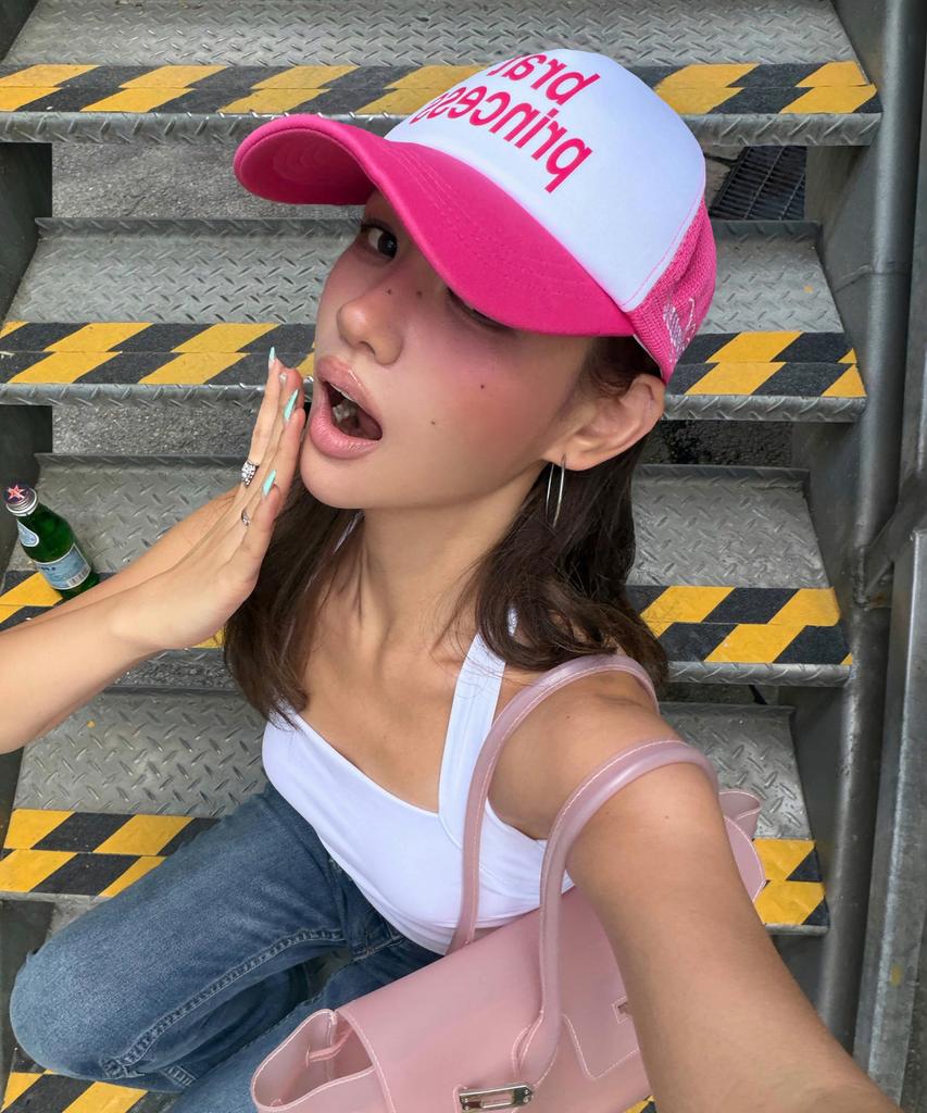 LARTIGENT Mesh Cap(Pink)