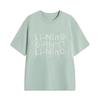 Li Ning Sports Lifestyle Serie Buchstaben Rundhals Bequem Atmungsaktiv Vielseitig Locker Kurzarm T-Shirt Herren T-Shirt Grau Grün AHSV253-4