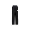 Graphic Knit Joggers With Stripe And Cartoon Print Women Bottoms Black JN6658