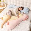 Cute Long Animal Body Pillow Plush Toy, Soft Dinosaur Duck Unicorn Stuffed Cushion Comfort Sleeping Bolster Pillow Home Decor