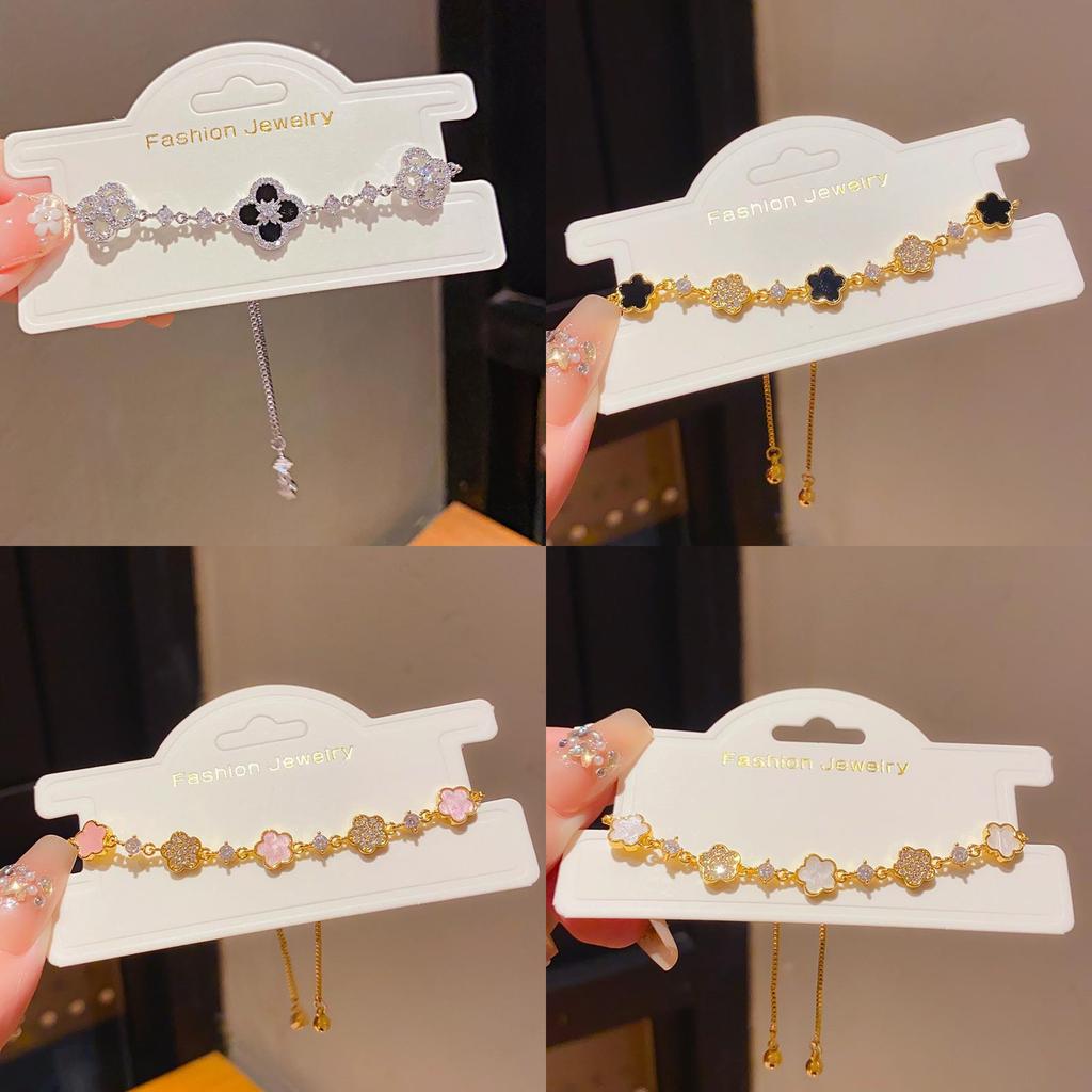 Floral Hand Chain With Gold Plating For Women Fashion Accessory Summer
