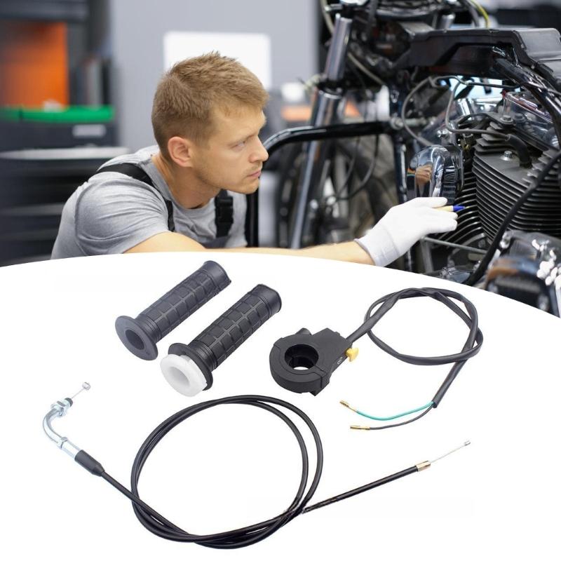 22mm Twist Throttle Grips and Cable Motorcycle Accessories for 2 Strokes Engine 80 60 50cc Mini Bike Accelerator Grip