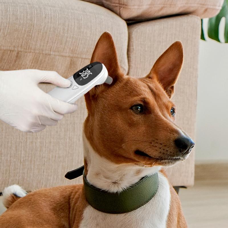 Infrared Pet Cat Dog Ear Thermometrer Medicals Animal Measuring Electronic Thermometer Non-contact Home Veterinary Equipment