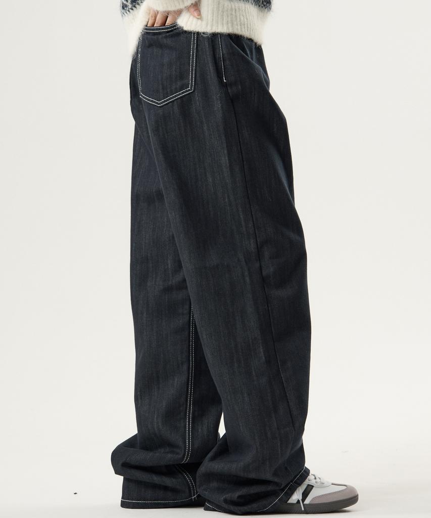 UNKNOWN PLANET Wide Denim Pants Indigo