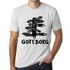 Pánské tričko Vintage Tričko s grafikou Čas na nová dobrodružství Goteborg Vintage White