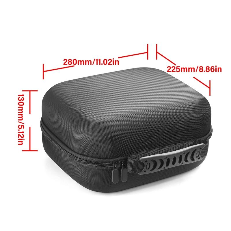 Customs Travel Case for PULSE High End Headphones EVA Shell Shockproof Interior Secure Zippers Closures