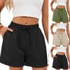 Summer Shorts For Women Casual High Waist Wide Leg Shorts