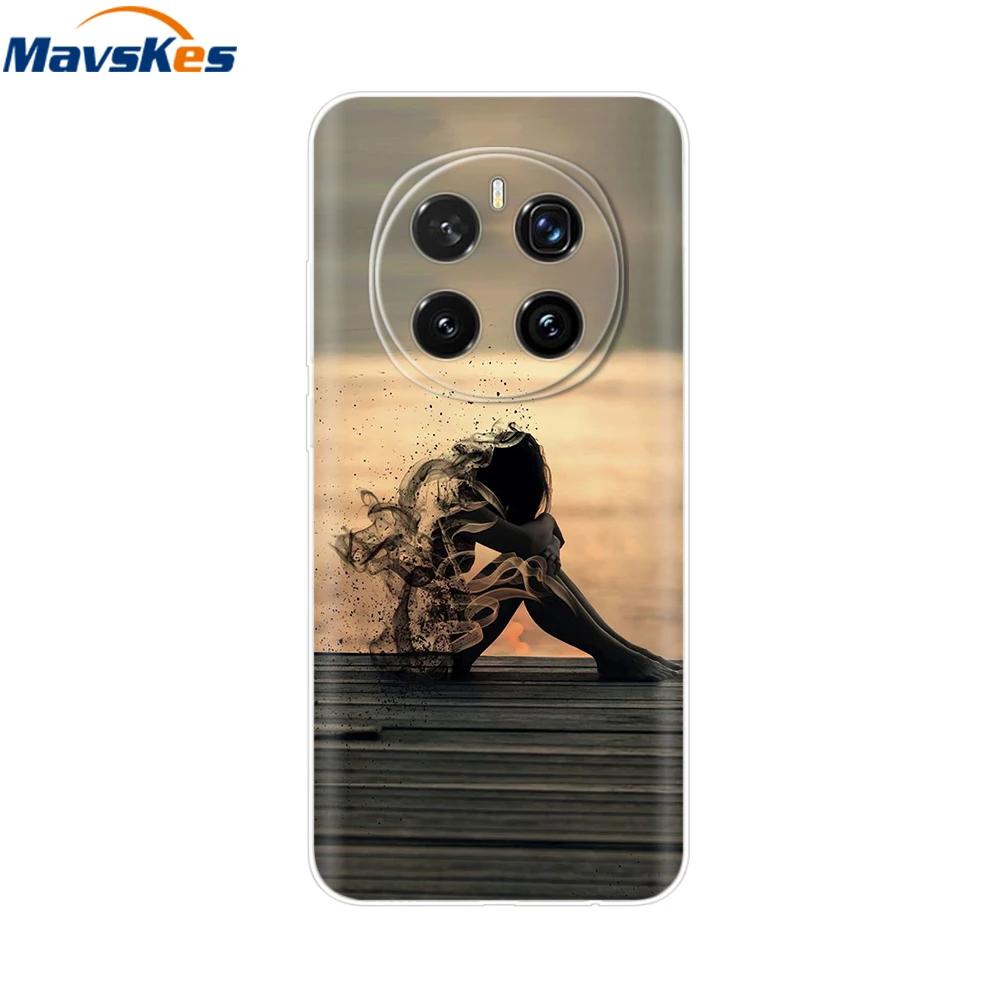 For Honor Magic 7 Pro Case Magic7 Pro Clear Painted Cover Soft Silicone Phone Case For Huawei Honor Magic7Pro Case Fundas Shells