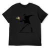 Man Holding Flowers T-Shirt Vintage Clothes T-shirts Man Blanks Vintage T Shirt Men