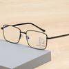 Full Frame Multi Focus Reading Glasses with Anti Blue Light Men's Auto Zoom Far and Near Dual-use Glasses with Spring Temple