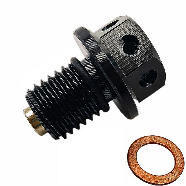 Magnetisk CNC Oljeavtappningspluggbult för Kwasaki ER4N ER6N ER6F Z1000 Z650 Z250 Z750 Z800 ZR750 ZX6R 7R 10R ZX11 12R 14R KLX125